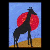 Original giraffe Poster posters