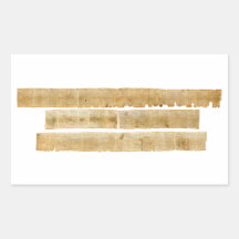 ORIGINAL Great Isaiah Scroll Dead Sea Scrolls Rectangle Stickers