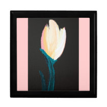 Original Hand Painted Tulip Gift Box - Box