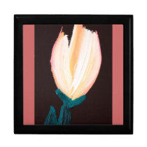 Original Hand Painted Tulip Gift Box - Box
