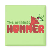 The Original Hummer Square Magnet