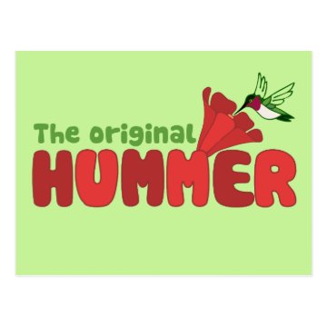 The Original Hummer Postcard < Funny Birding T-Shirts & Gifts < Magnificent Frigatebird