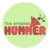 The Original Hummer Round Sticker