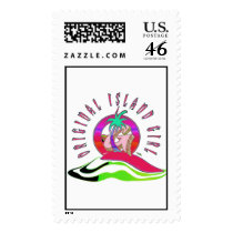 ORIGINAL ISLAND GIRLZ postage