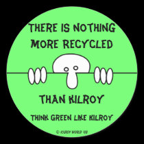 Original Kilroy Green Sticker