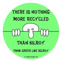 Original Kilroy Green Sticker by kilroyworld Original Kilroy Green Sticker