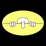 Original Kilroy Oval Sticker stickers