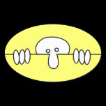 Original Kilroy Oval Sticker