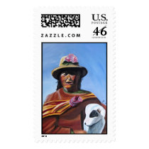Original LAMPMAN artwork postage