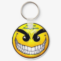 original mad smiley, All Out, MotorSports keychains