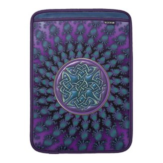 Original Metallic Celtic Knot Fractal Design MacBook Air Sleeve