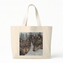 Original Mexican Gray Wolf Art Tote Bag