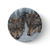 Original Mexican Gray Wolf Art Pins