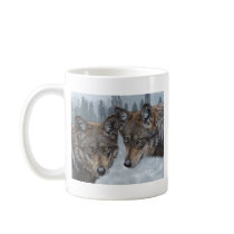 Original Mexican Gray Wolf Art Mug