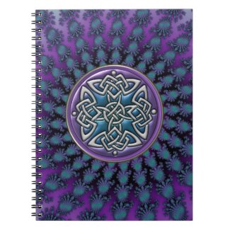 Original Mix Cool Fractal Metallic Celtic Knot Journals