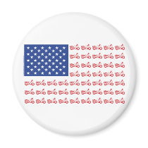 original-Motorcycle-Flag- Fridge Magnet