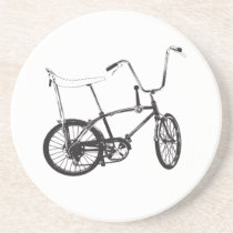 old school, vintage, bike, retro, graffiti, urban, urban trend, coasters, street, funny, custom coasters, pimp, banana, style, hip-hop, design, graphic art, ride, Coaster with custom graphic design