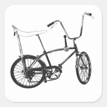 bike, bicycle, vintage, old school, cool, funny, graffiti, urban, street, vintage bike, custom, pimp, banana, hip-hop, design, graphic art, ride, stickers, Adesivo com design gráfico personalizado