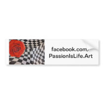 Original Painting: Juxtaposition Bumper Sticker