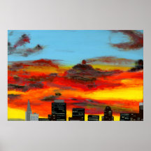 Original Print - City Scape