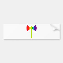 Original Rainbow Labrys Bumper Sticker