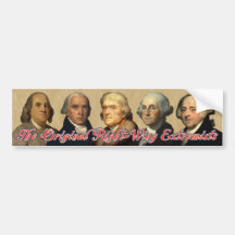 Original Right-Wing Extremists Bumper Sticker