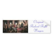 Original Right Wing Radicals Bumper Sticker
