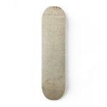 ORIGINAL Scan of the Declaration of Independence Skate Boards