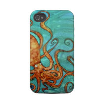 Original Silk Painting on Iphone case by Kim Tough Iphone 4 Cases