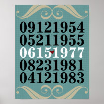 Original Special Dates Poster
