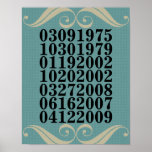 Original Special Dates Poster