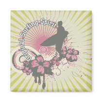 Original Surfing Spirit Tshirts and Gifts magnets