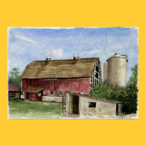 Original Trescher Barn - poster posters