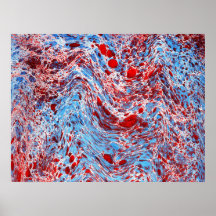 Original undulating Marbling Posters