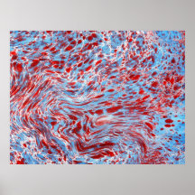 Original undulating Marbling Posters