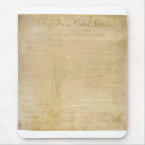 Original United States Constitution Bill of Rights Mousepad