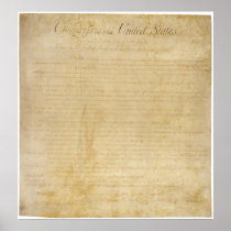 ORIGINAL United States Constitution Bill of Rights Poster