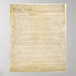 Original United States Constitution Page 1 Posters