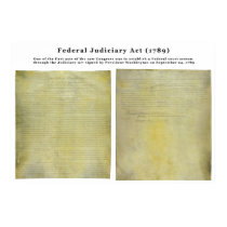 ORIGINAL United States Judiciary Act of 1789 Posters