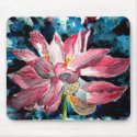 Original Watercolor Floral Mousepad by Boobins Original Watercolor Floral Mousepad
