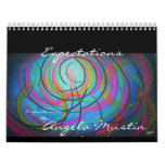 ORIGINAL WORKS by ANGELA MUSTIN Wall Calendar