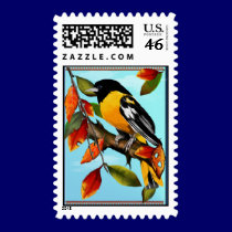 Oriole In Fall Postage stamps