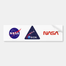 Orion Crew Module Bumper Sticker