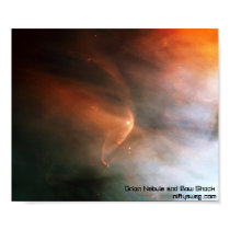 Orion Nebula and Bow Shock posters