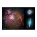 Orion Nebula, Cat's Eye Nebula, Majestic Sombrero posters
