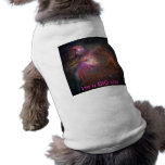 Orion nebula dog shirt