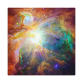 Orion Nebula (Hubble & Spitzer Telescopes) Gallery Wrap Canvas