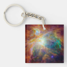 Orion Nebula (Hubble & Spitzer Telescopes) Acrylic Key Chain