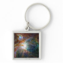 Orion nebula NASA orange starry sky Keychains