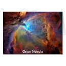 Orion Nebula Space Galaxy Greeting Card